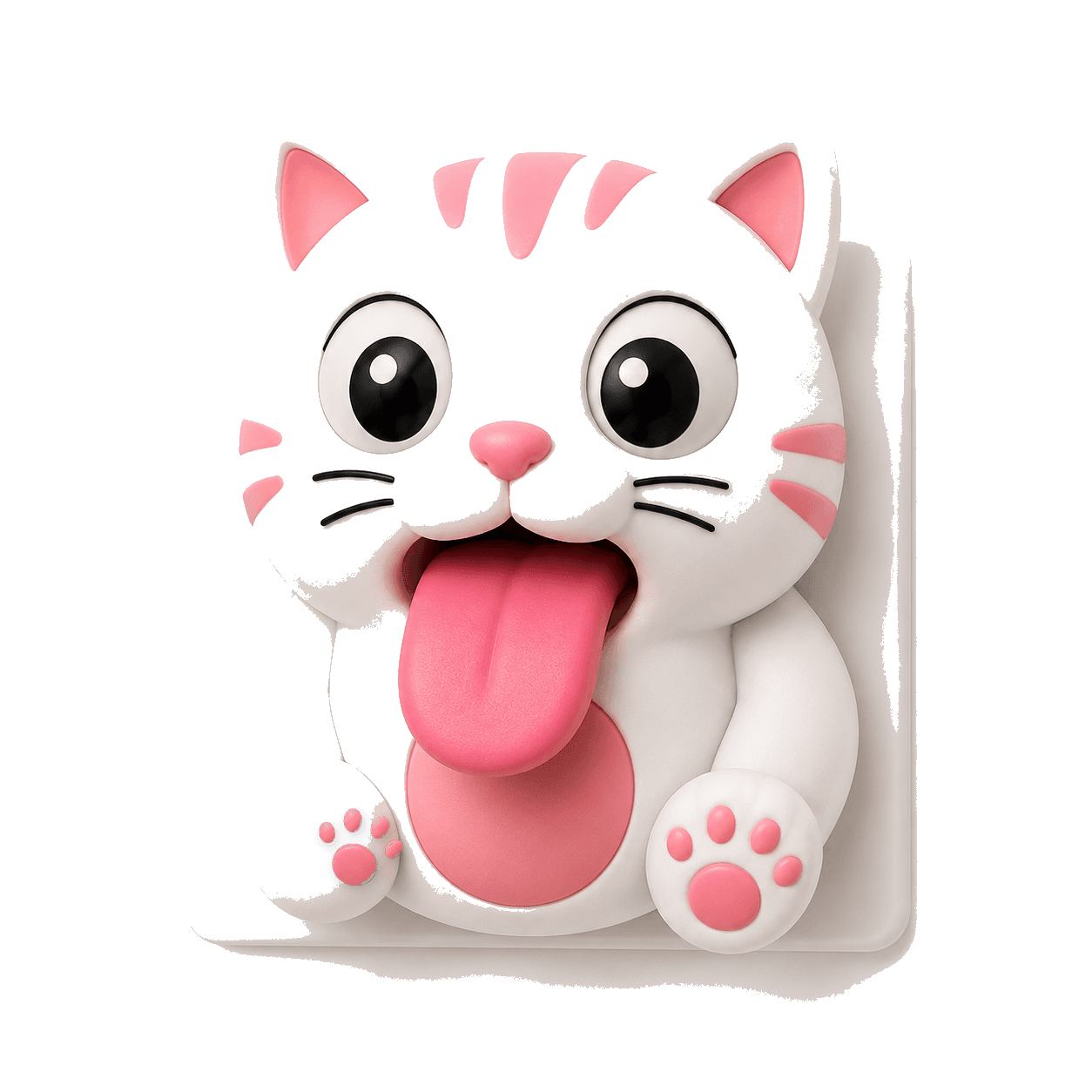 Miu kedi karakterli Lambolo anahtar aparatı