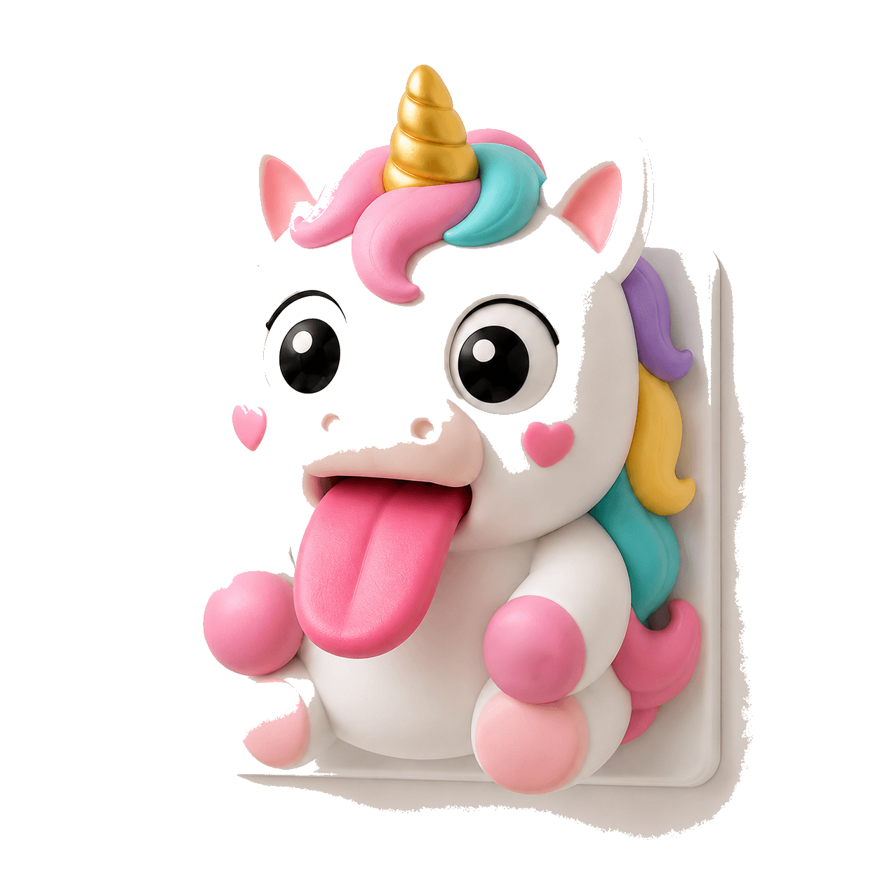 Uni unicorn karakterli Lambolo anahtar aparatı
